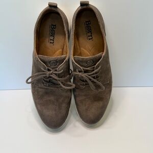 Men's Børn Todd Brown Nubuck Plain Toe Loafers - 11.5M